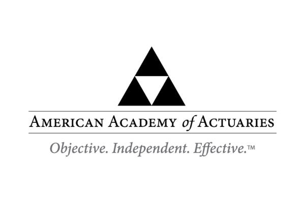 Logo for the American Academy of Actuaries.