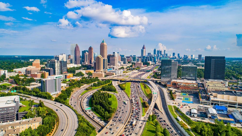 Atlanta skyline – Strategic Benefits Advisors, an Atlanta-based employee benefits firm.