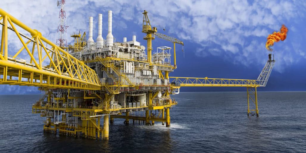 Industrial infrastructure illustrating the scale of the complex benefits administration and open enrollment processes managed by Strategic Benefits Advisors for a large energy sector client.
